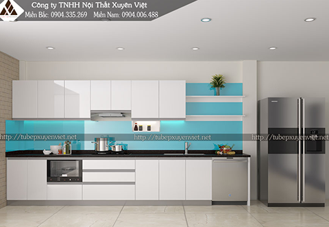 Tủ Bếp Nhựa Chữ I Hiện Đại - IAT-3600