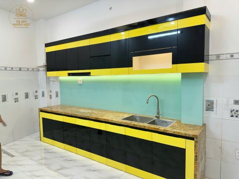 Công trình thi công thực tế tủ bếp ISVĐ3500
