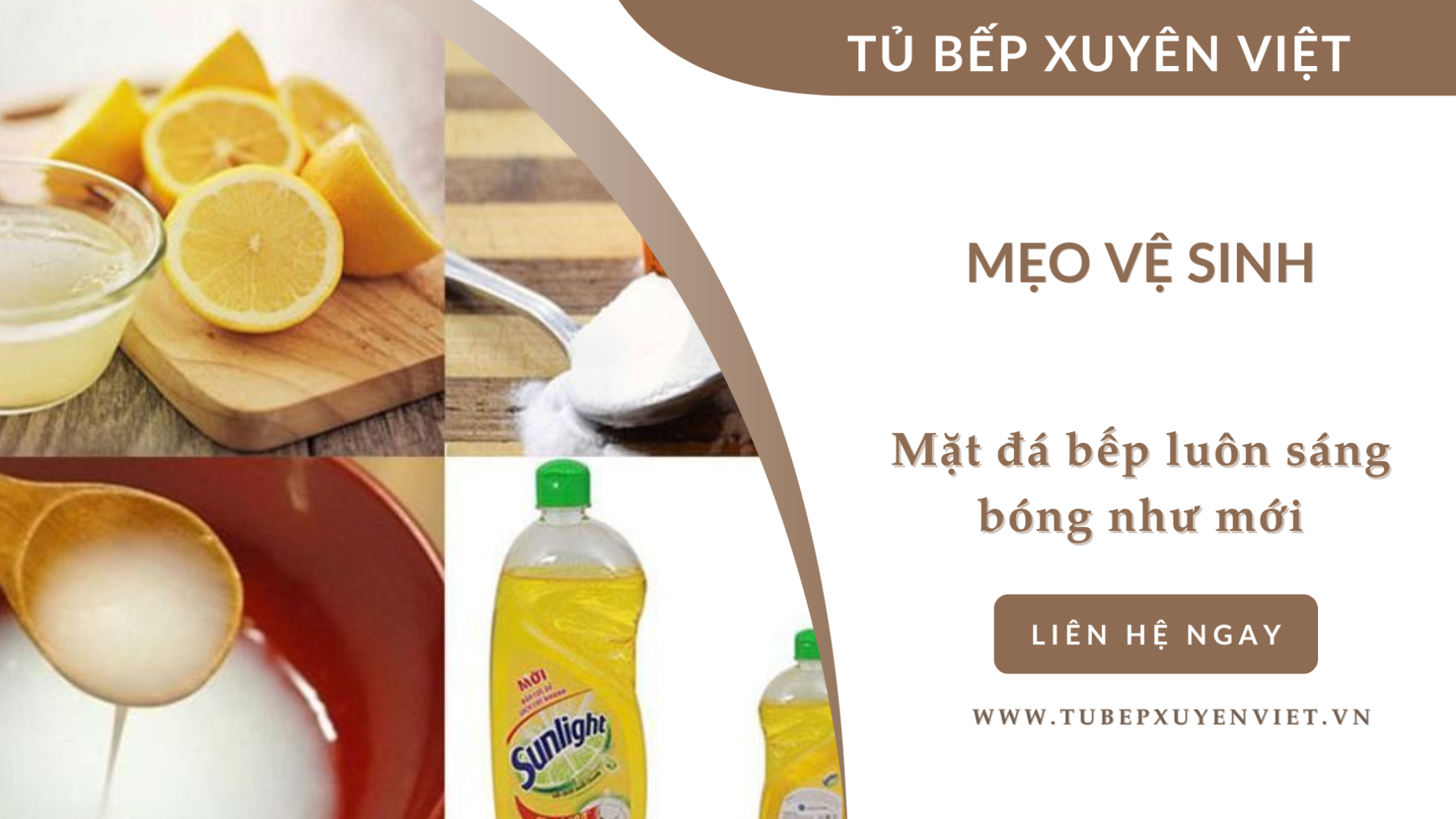 Mẹo vệ sinh mặt đá