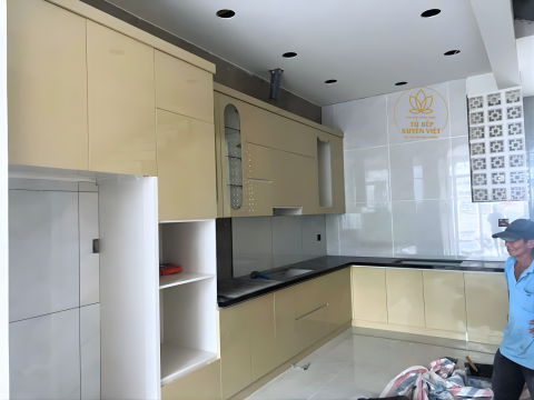 Công trình thực tế tủ bếp nhựa LS497-261