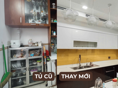 Tủ bếp nhựa L380-340