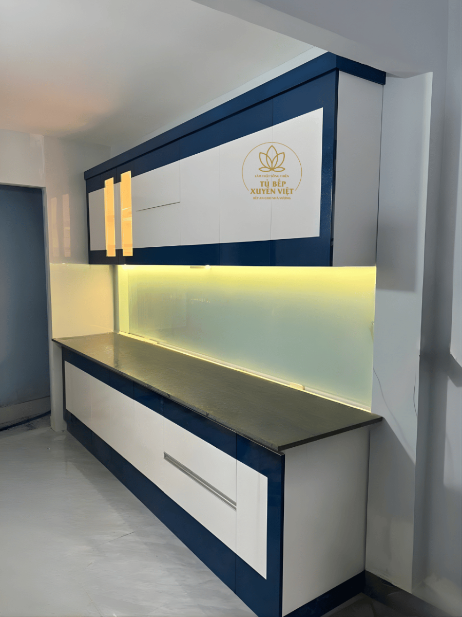 Thiết kế 3D tủ bếp nhựa IS3000