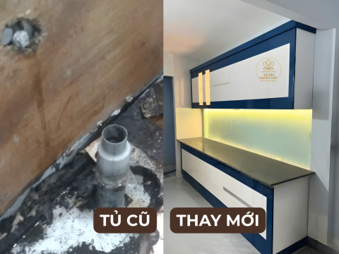 Tủ bếp nhựa