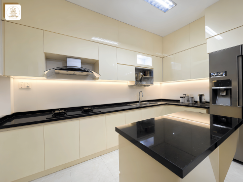 Tủ bếp nhựa hoàn thiện